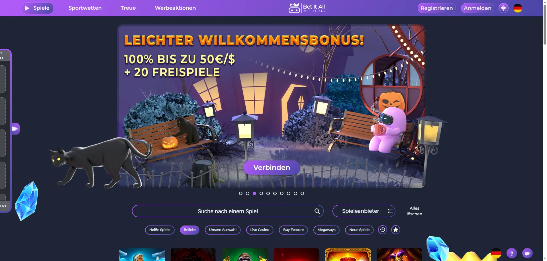Bet it all Casino Einzahlung und Bankroll-Management für Slots